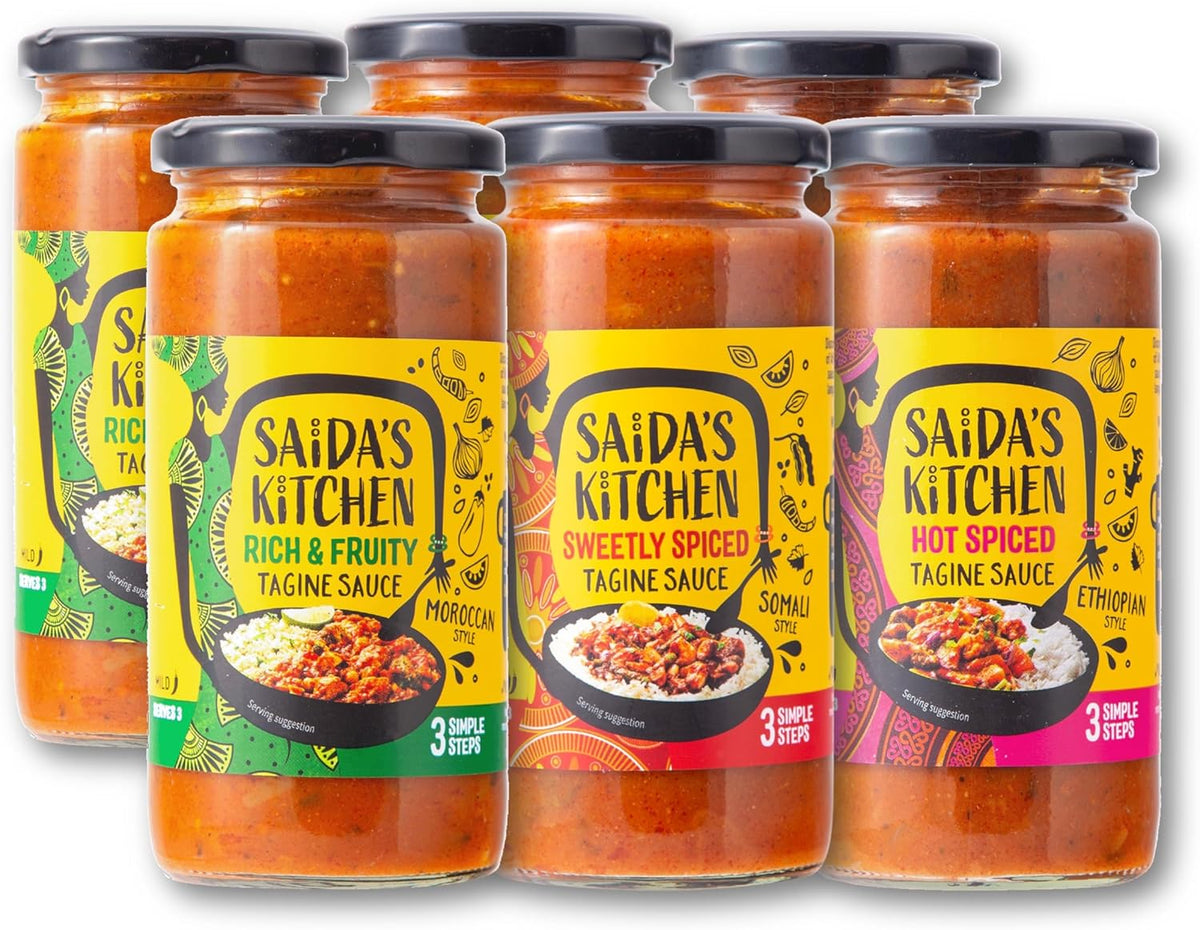Variety Pack x 6 - Moroccan, Ethiopian & Somali Tagine Sauce