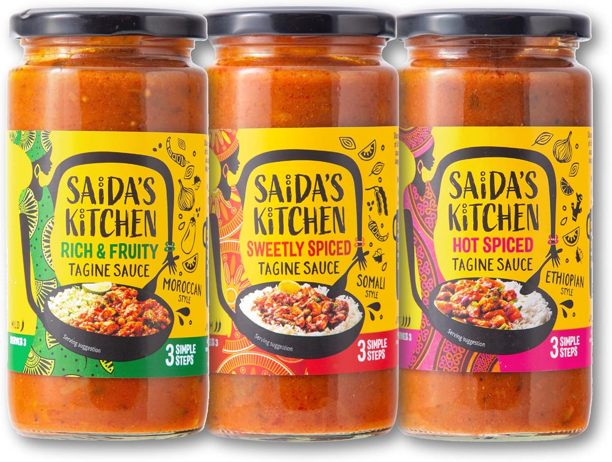 Taster Pack x 3 - Moroccan, Ethiopian & Somali Tagine Sauce