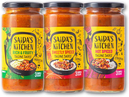 Taster Pack x 3 - Moroccan, Ethiopian & Somali Tagine Sauce