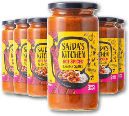 Hot Spiced Tagine Sauce – Ethiopian Style - 6 pack