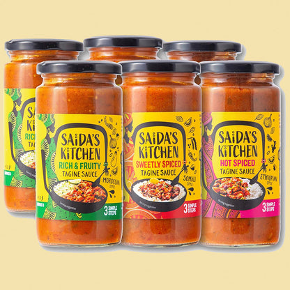 Variety Pack x 6 - Moroccan, Ethiopian & Somali Tagine Sauce