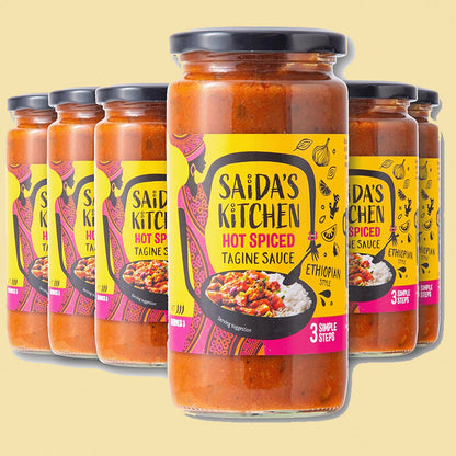 Hot Spiced Tagine Sauce – Ethiopian Style - 6 pack