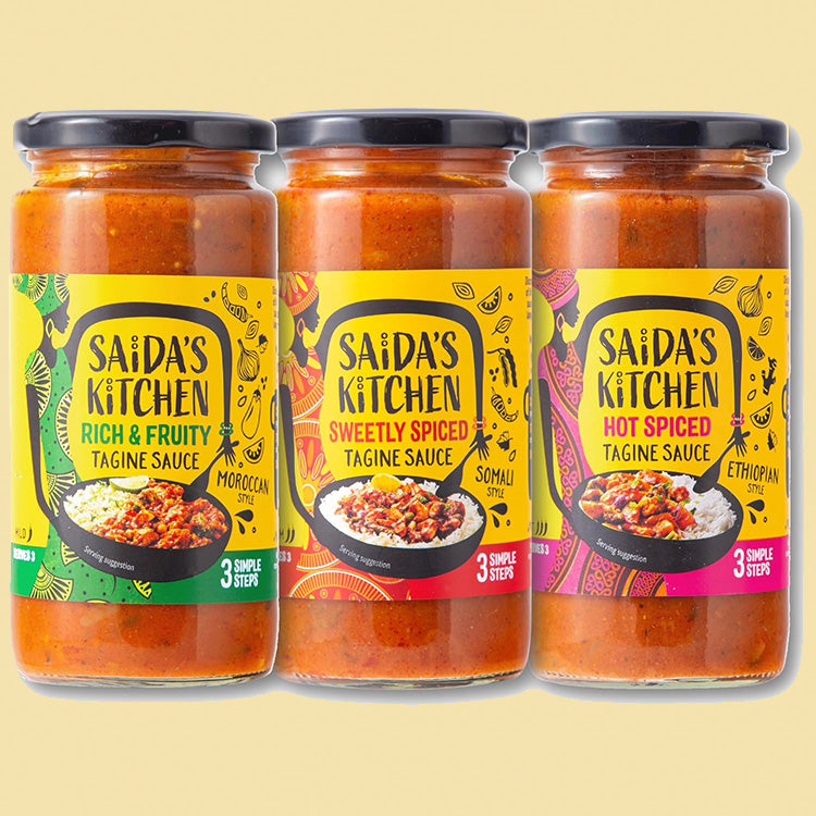 Taster pack of three Saida's Kitchen tagine sauces