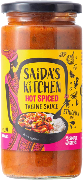 Jar of Hot Spiced Berbere tagine sauce, Ethiopian style